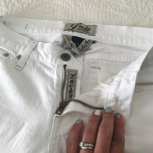 White Lucky 🍀 jeans 👖. Re-POSH.
